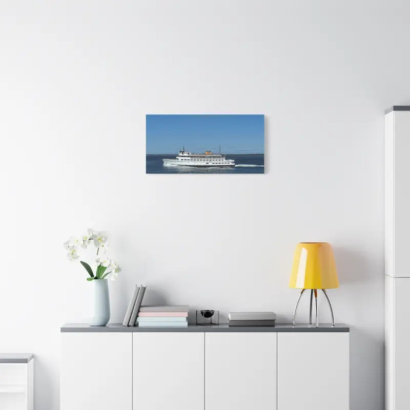 Ocean State Styles Canvas Print Block Island Ferry