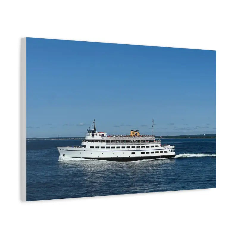 Ocean State Styles Canvas Print Block Island Ferry