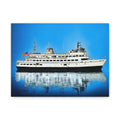 Ocean State Styles Canvas Art Block Island Ferry Stretched