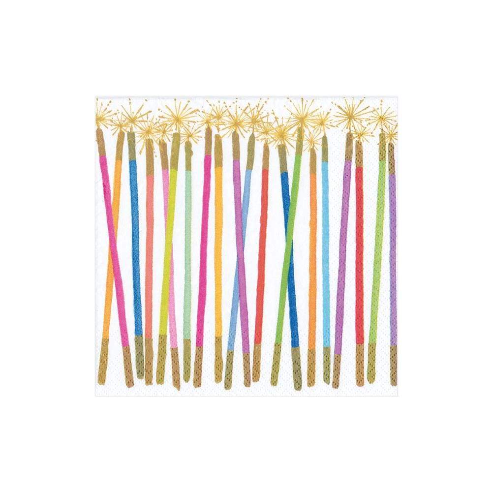 Birthday Candles Paper Goods - Cocktail Napkin