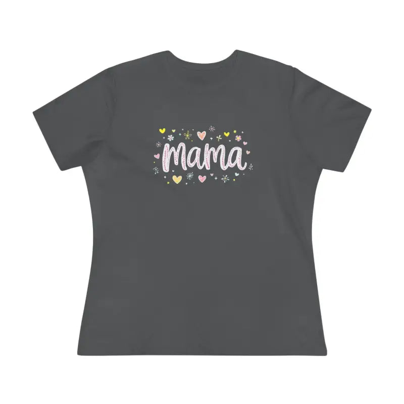 Ocean State Styles T Shirt Mama Heart Womens Cotton Classic