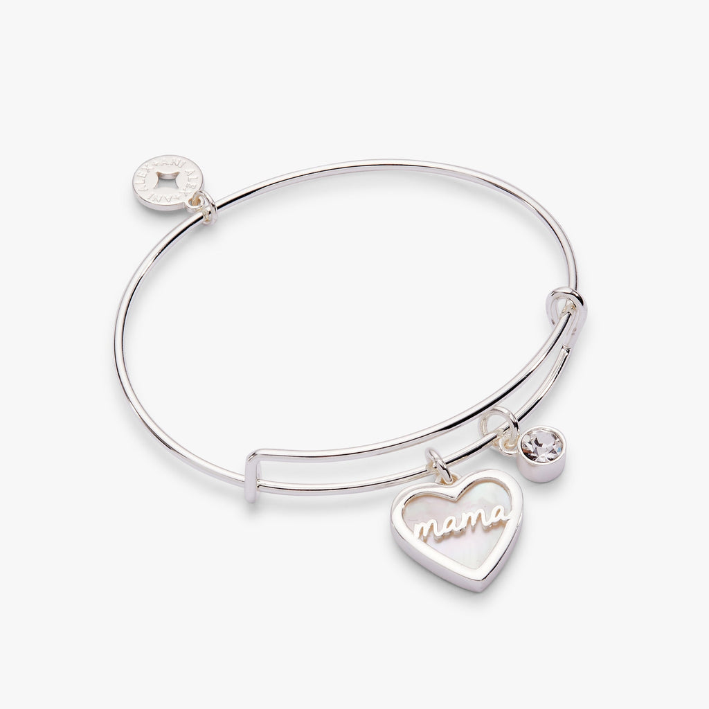 Mama Mother of Pearl Bangle