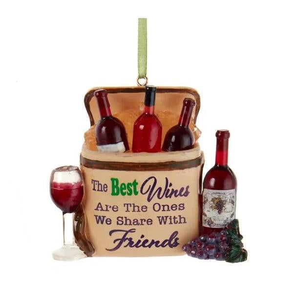 Wine Bag Ornament -