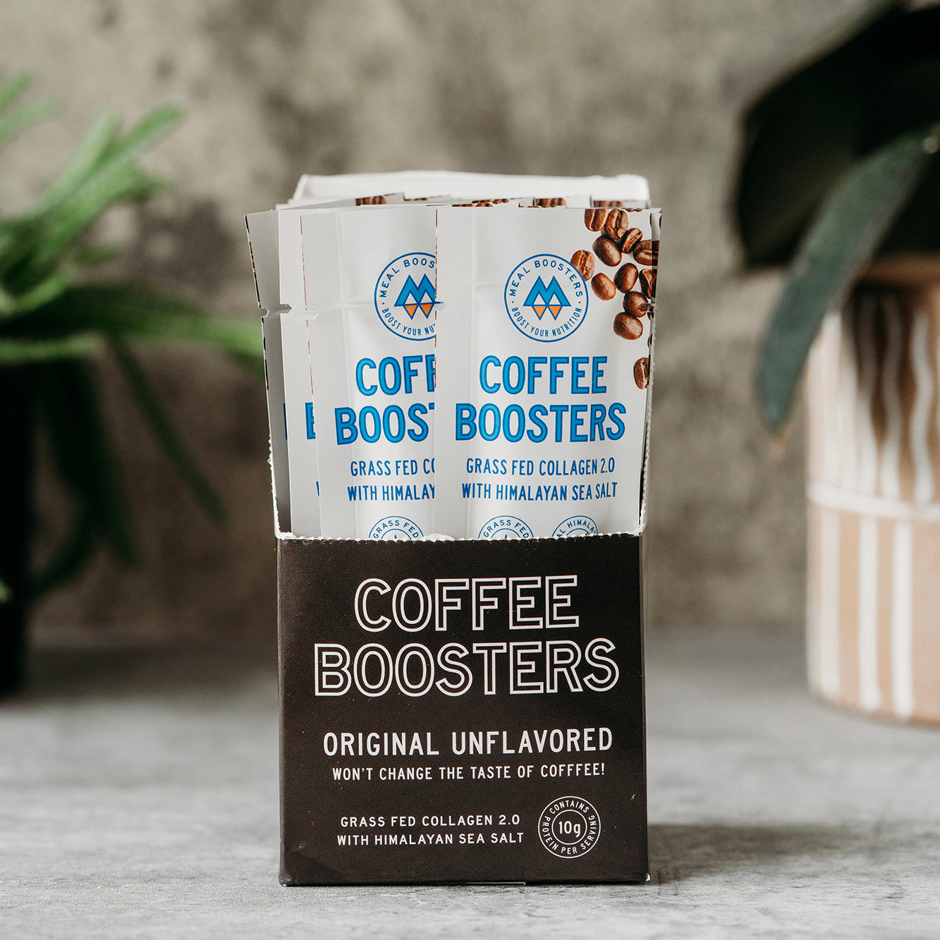 Coffee Boosters - Unflavored Collagen + Electrolytes (6 Single Packs)