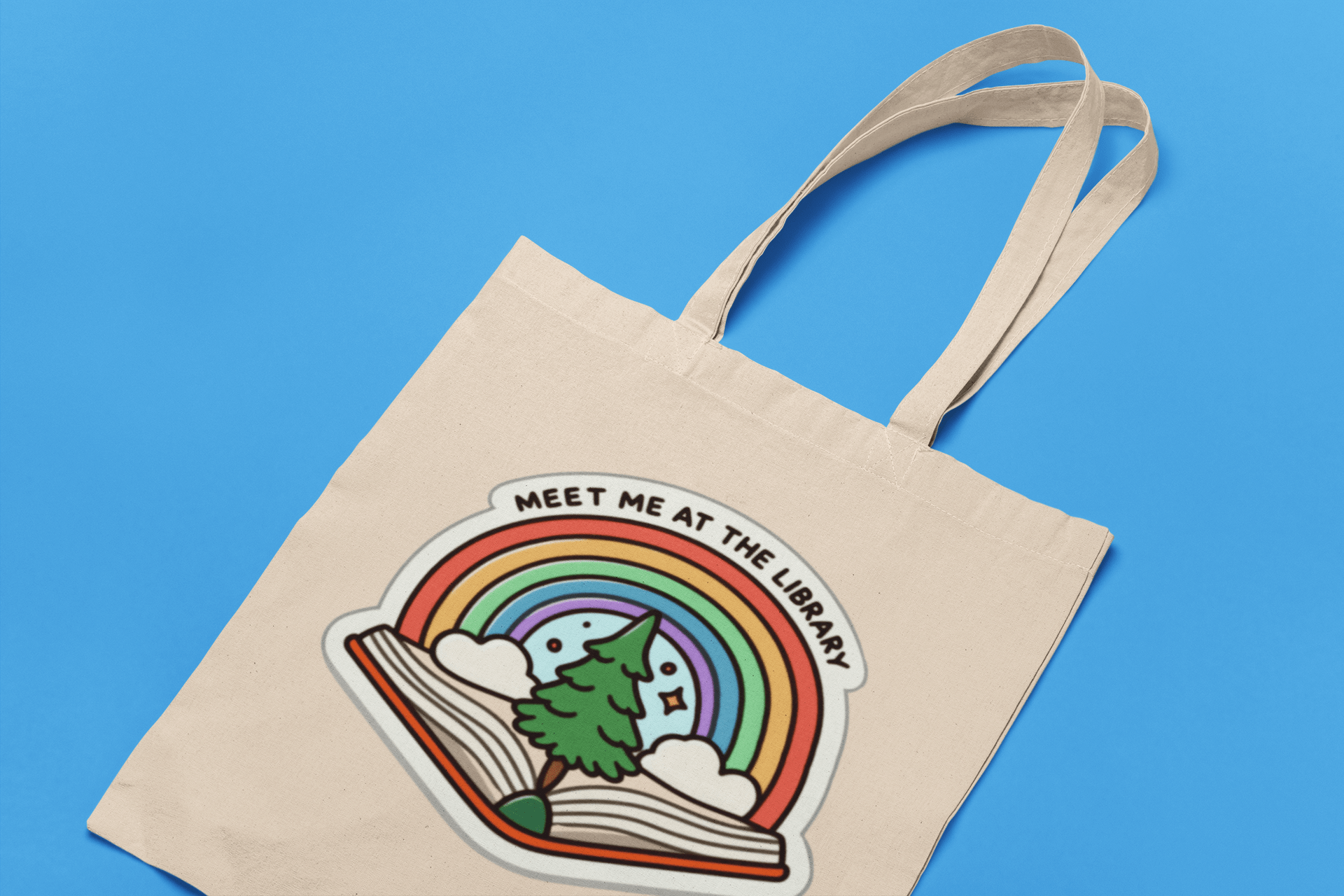 Meet Me at the Library Tote Bag