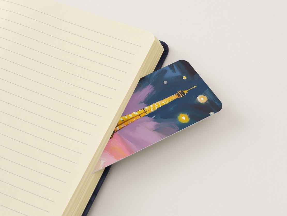 Meet You In Paris Bookmark, 2" x 6"
