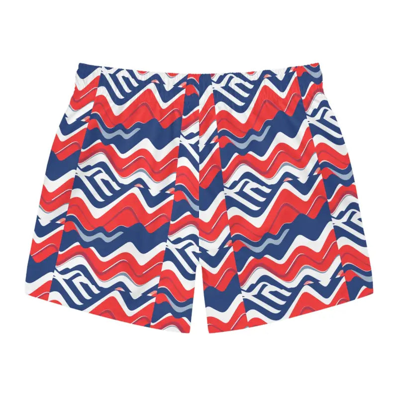 Ocean State Styles Swim Trunks Patterned With Drawstring