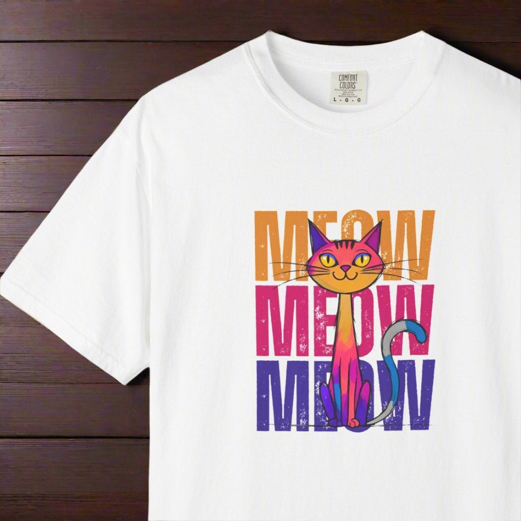 Meow Vibes Unisex T-Shirt | Funny Cat Tee