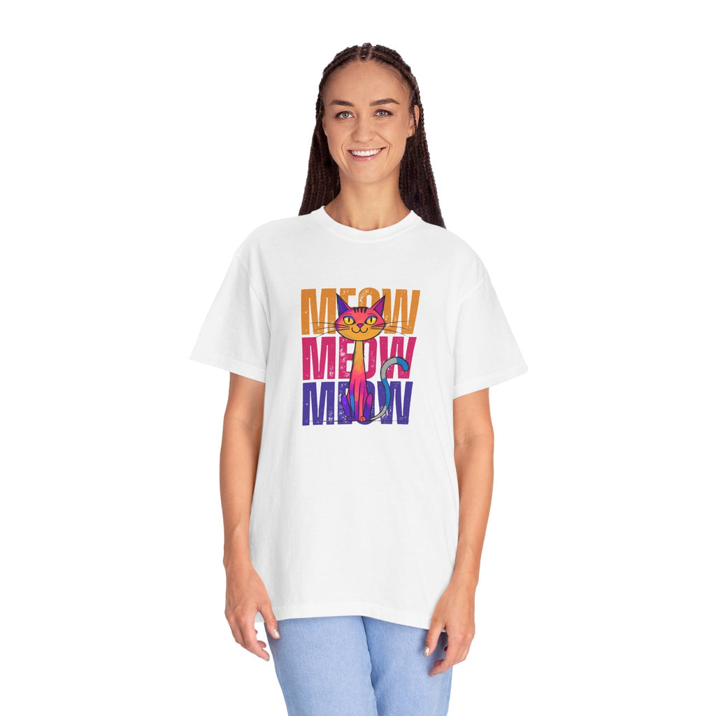 Meow Vibes Unisex T-Shirt | Funny Cat Tee