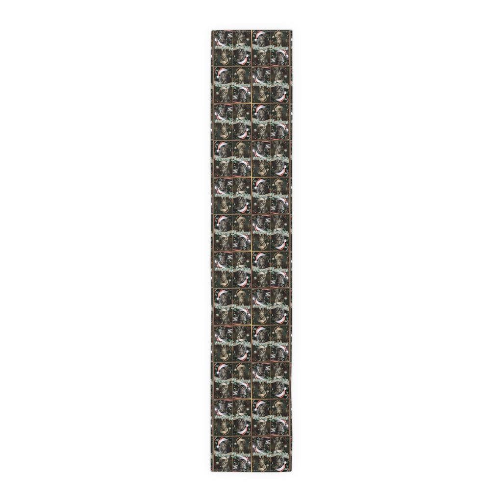 Meowy Christmas Festive Table Runner