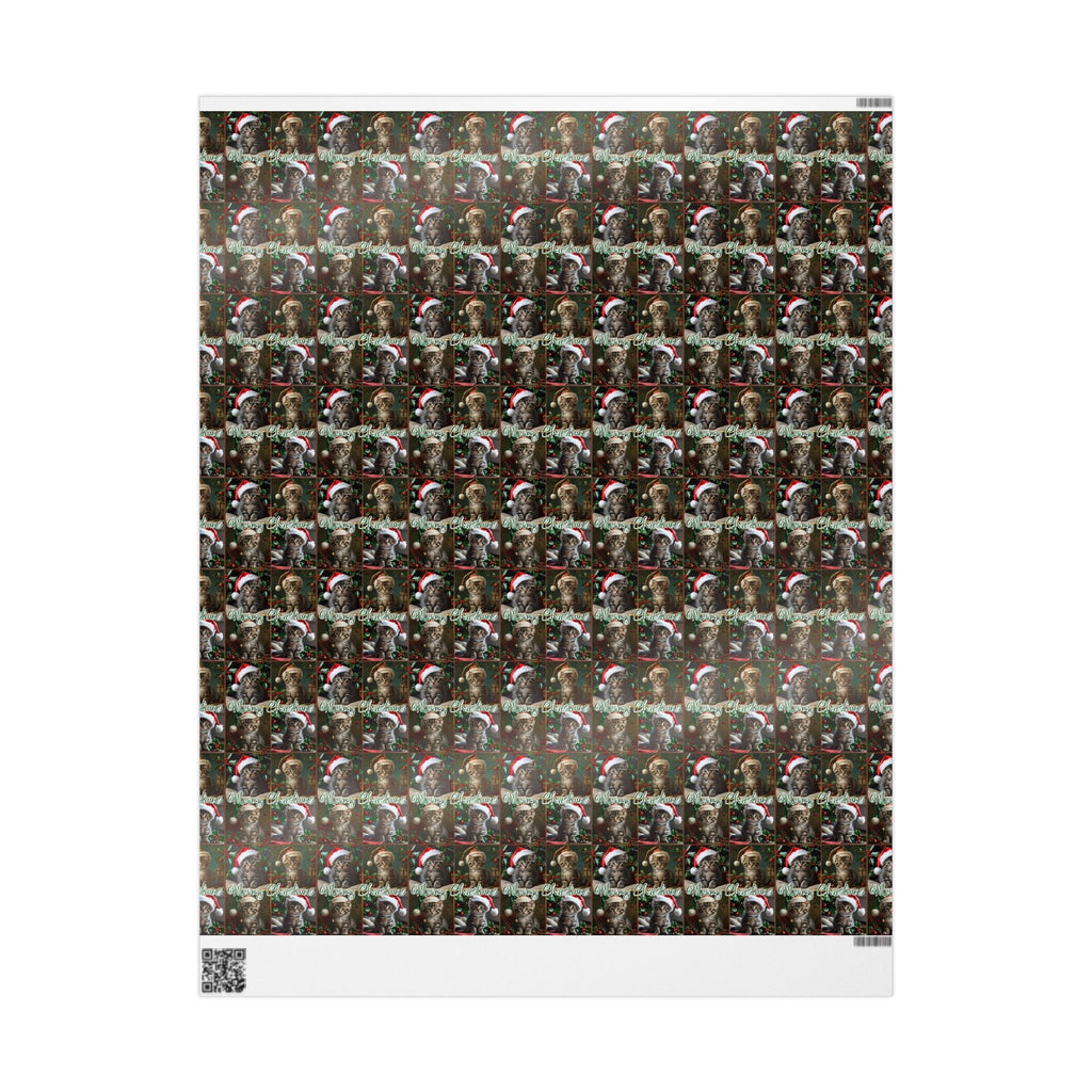 Meowy Christmas Kitten Themed Gift Wrap