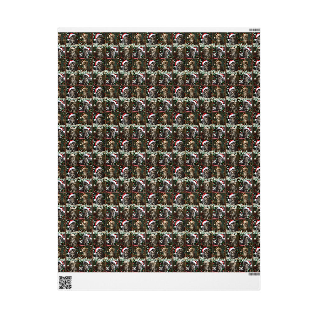 Meowy Christmas Kitten Themed Gift Wrap
