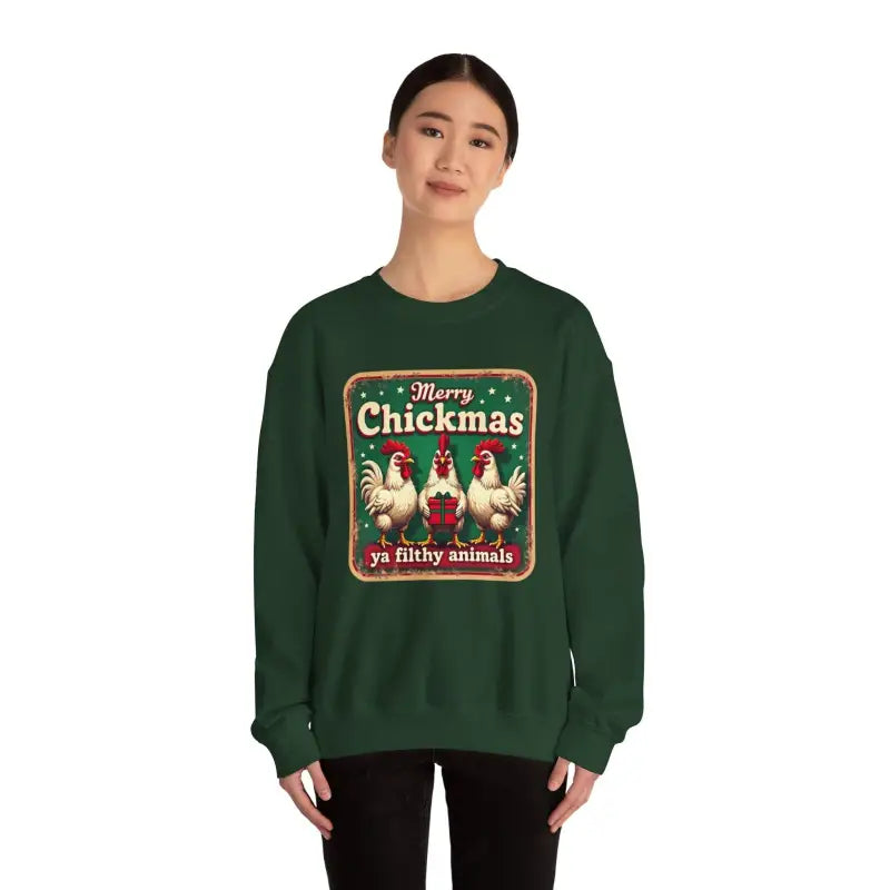 Ocean State Styles Merry Chickmas Crewneck Sweatshirt