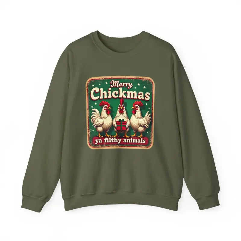 Ocean State Styles Merry Chickmas Crewneck Sweatshirt