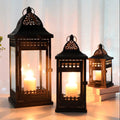 9.5"&14.5"&20" High Decorative Candle Lanterns ( Set of 3）