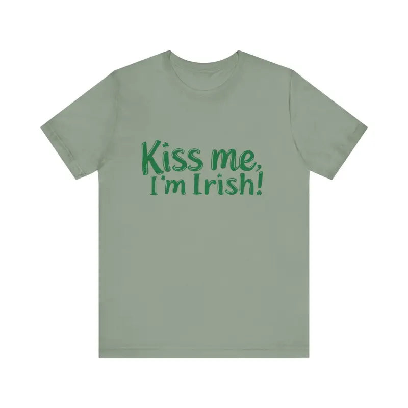 Ocean State Styles T Shirt Kiss Me Im Irish St Patrick Day