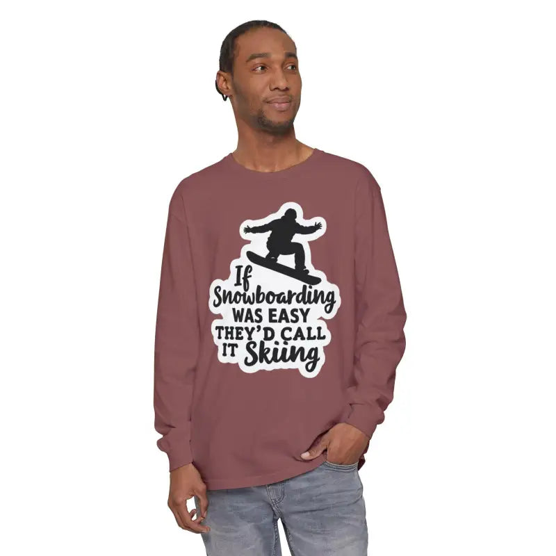Ocean State Styles T Shirt Snowboarding Graphic Long Sleeve