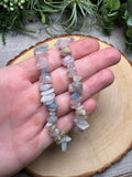 Mixed Crystal Chip Beaded Bracelet