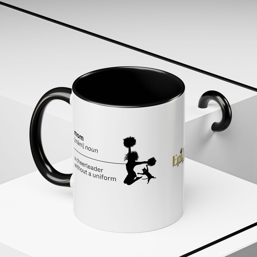 Mom Cheerleader Accent Coffee Mug - Perfect Gift for Moms