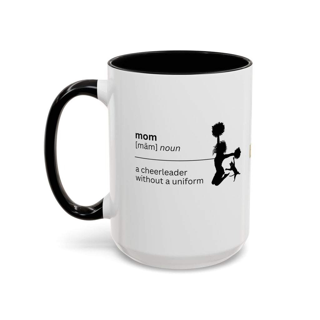 Mom Cheerleader Accent Coffee Mug - Perfect Gift for Moms