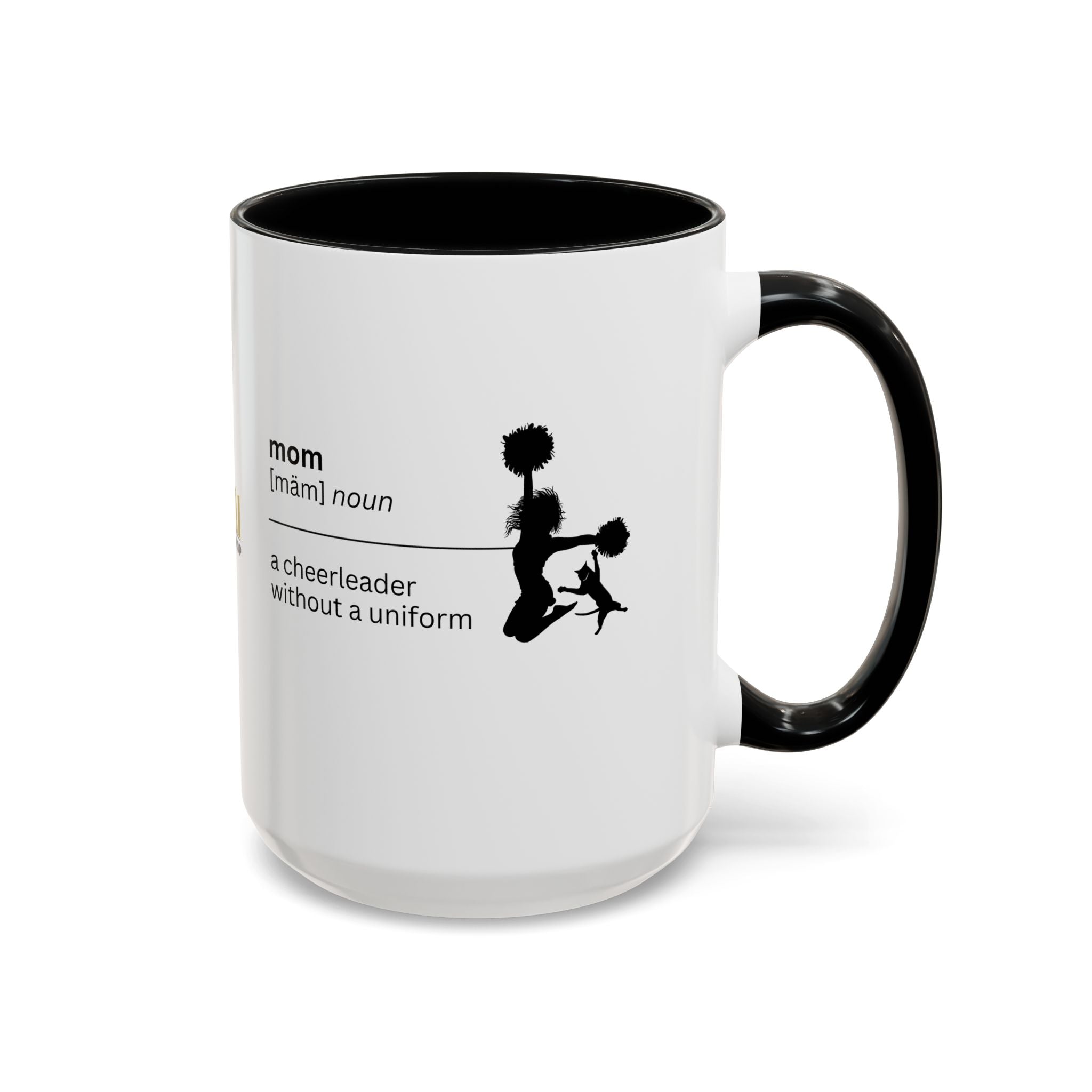 Mom Cheerleader Accent Coffee Mug - Perfect Gift for Moms