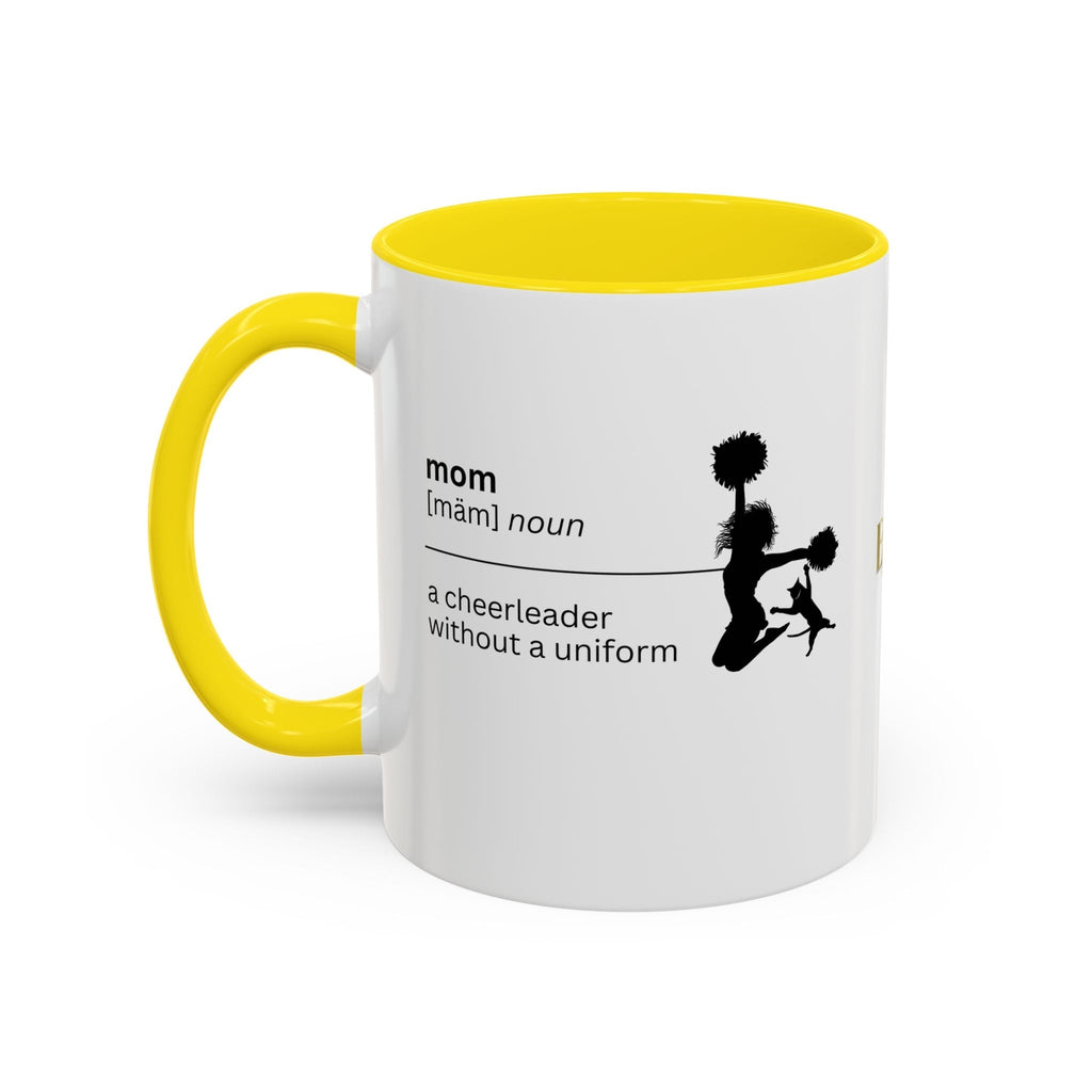 Mom Cheerleader Accent Coffee Mug - Perfect Gift for Moms