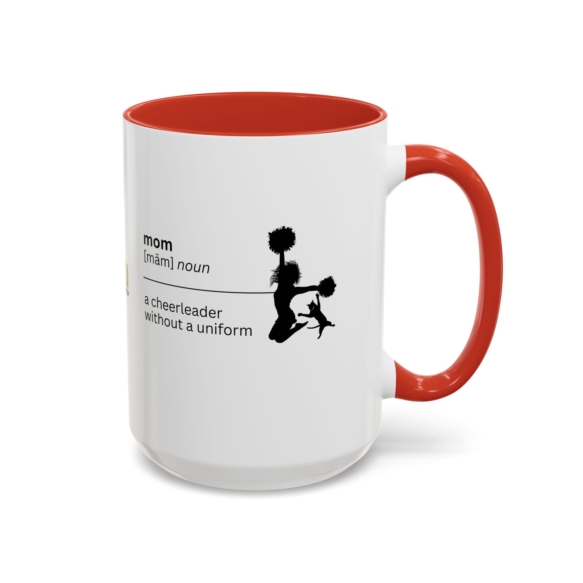 Mom Cheerleader Accent Coffee Mug - Perfect Gift for Moms