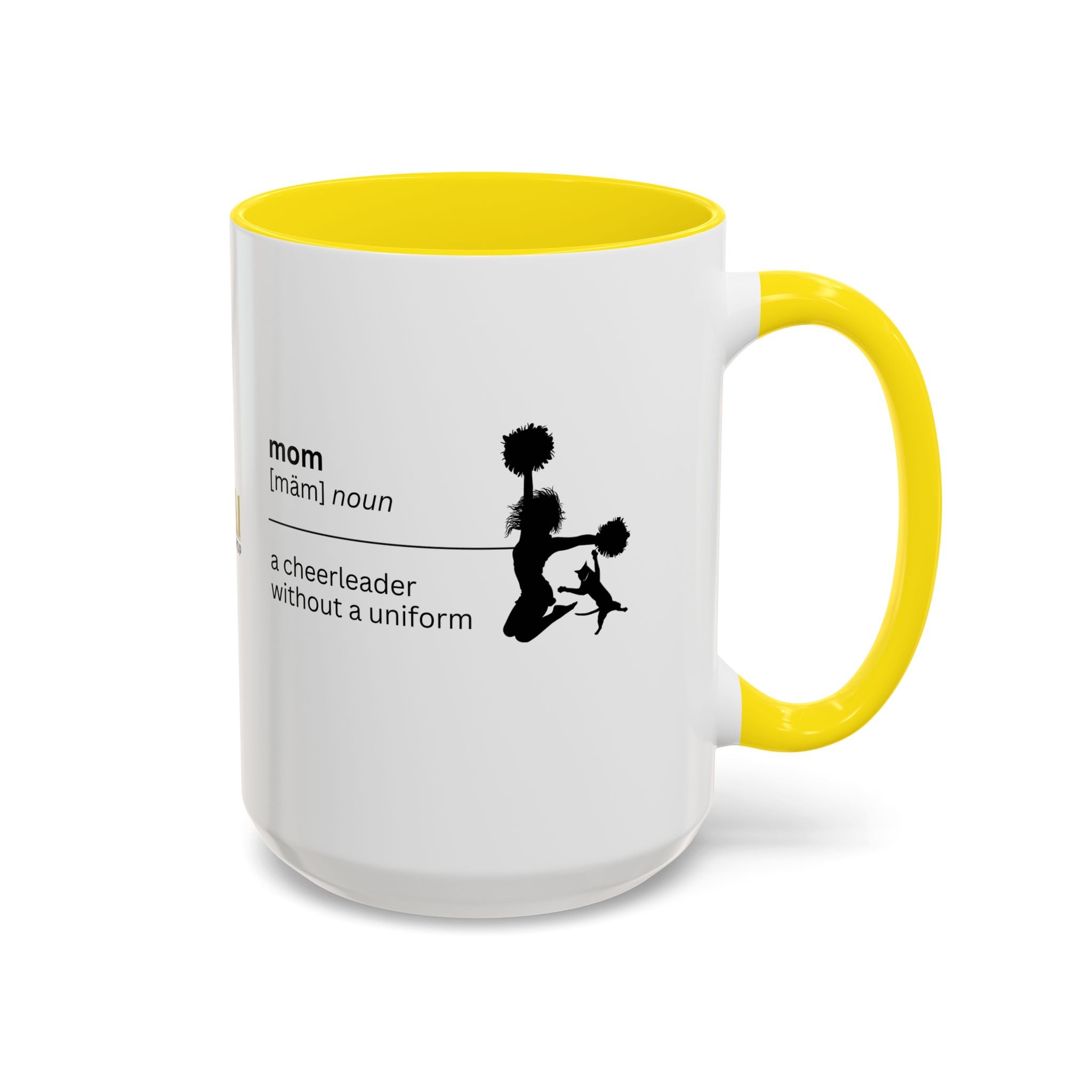 Mom Cheerleader Accent Coffee Mug - Perfect Gift for Moms