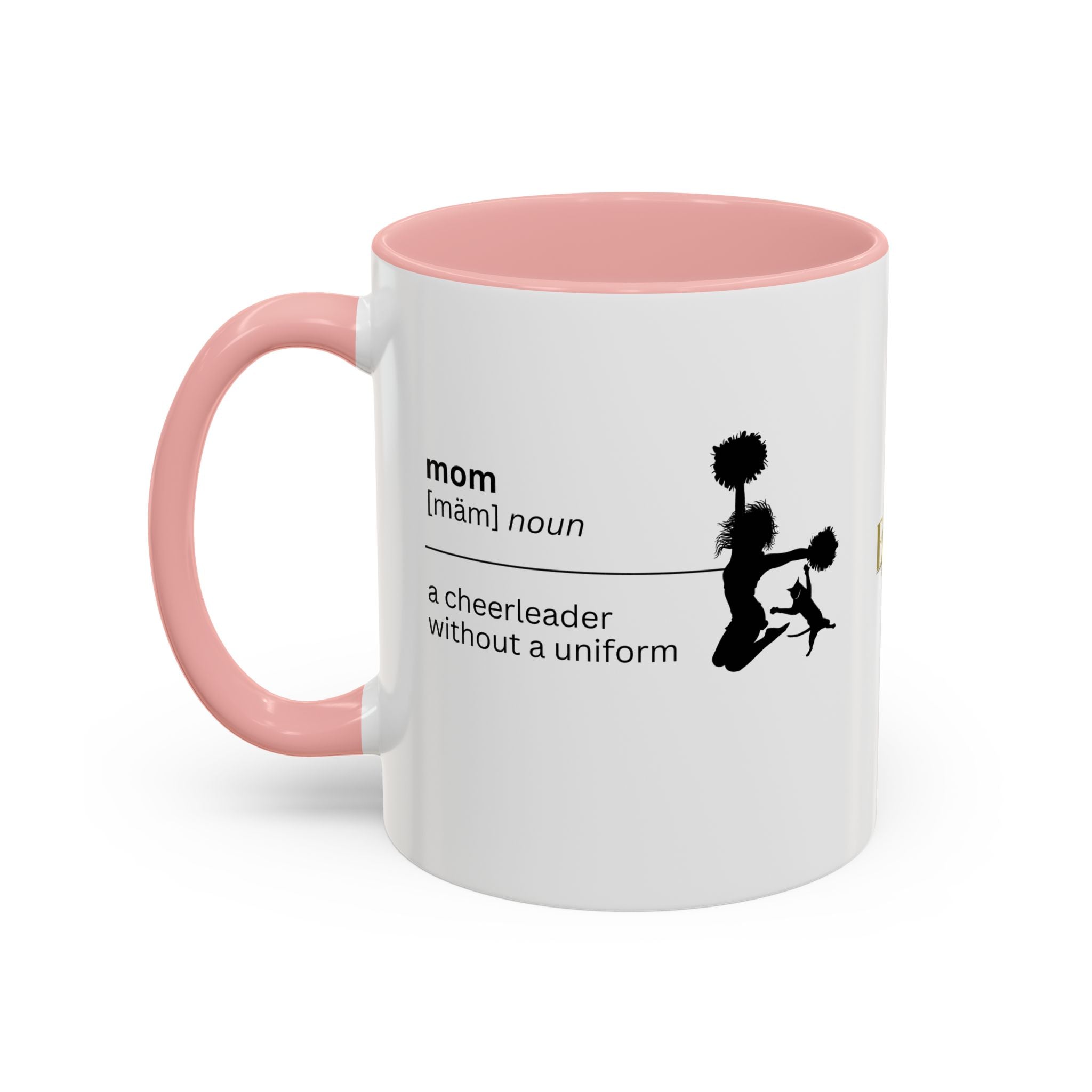 Mom Cheerleader Accent Coffee Mug - Perfect Gift for Moms