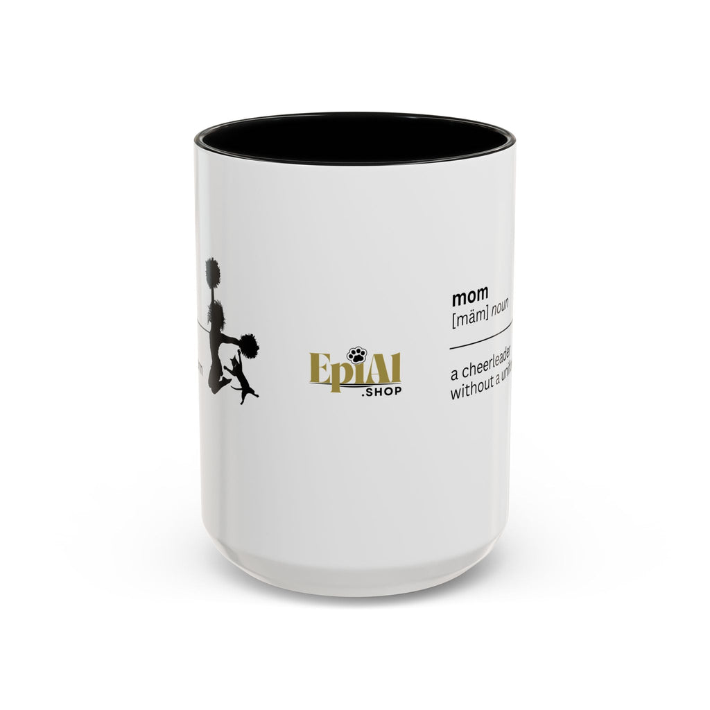 Mom Cheerleader Accent Coffee Mug - Perfect Gift for Moms