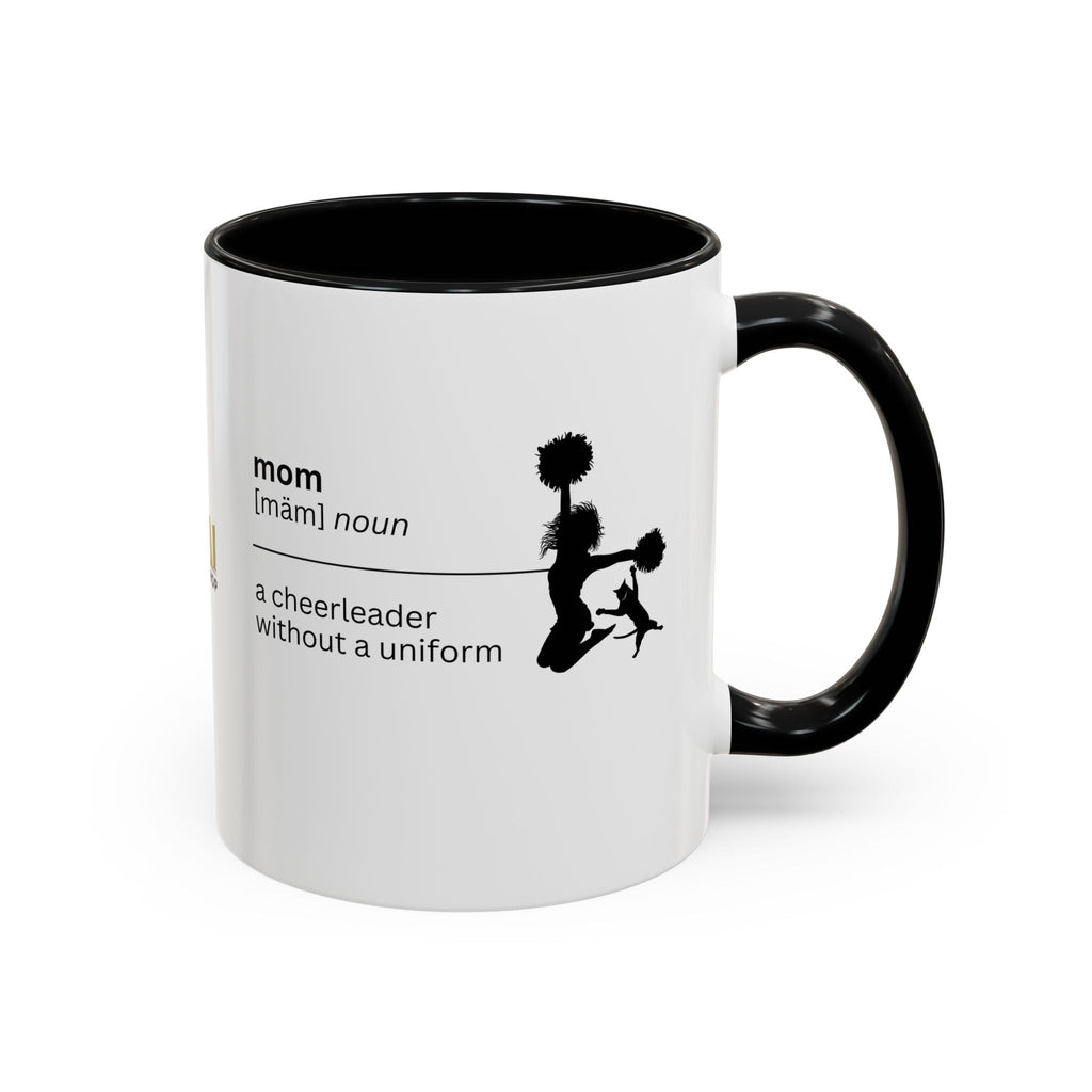 Mom Cheerleader Accent Coffee Mug - Perfect Gift for Moms