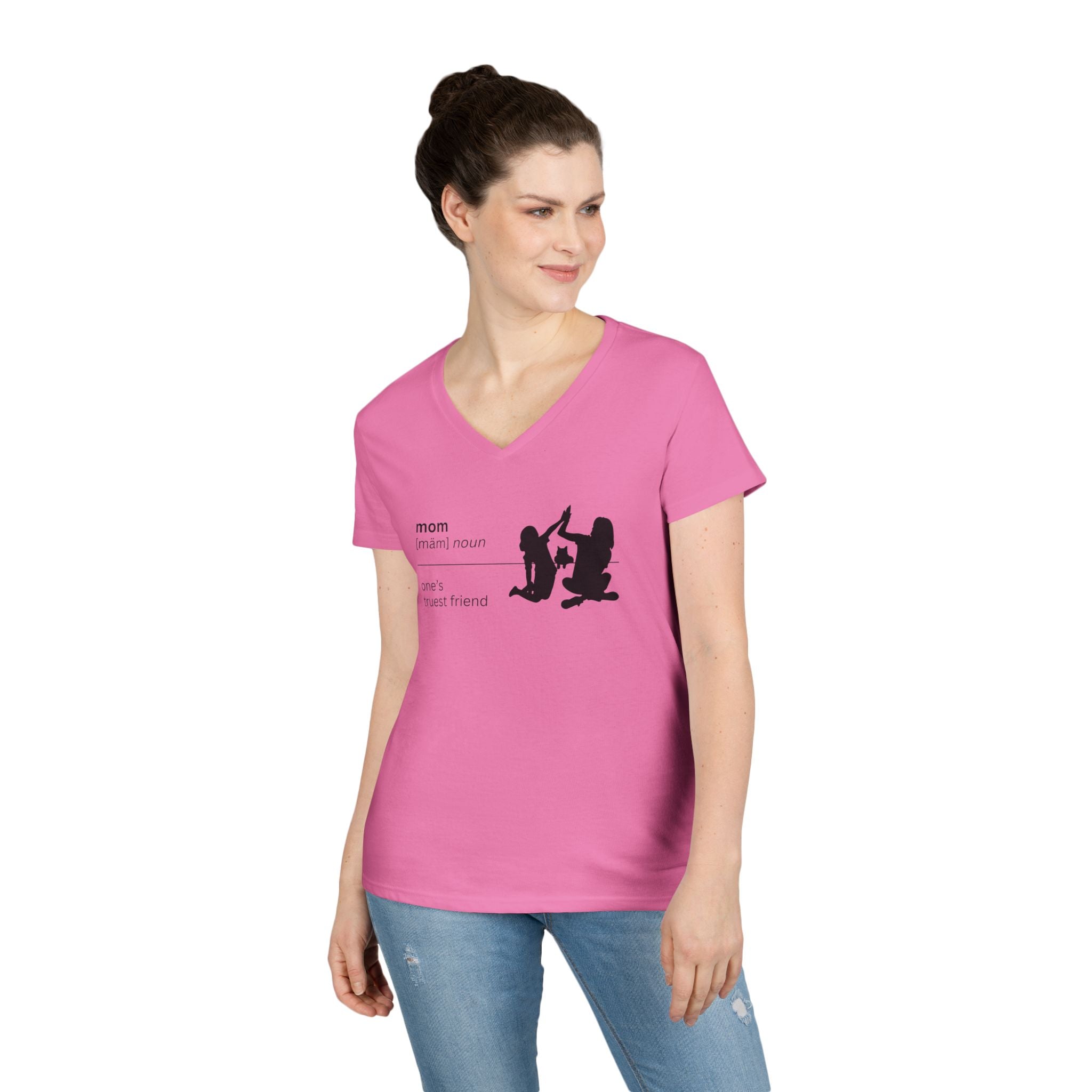 Mom Definition V-Neck T-Shirt - Truest Friend