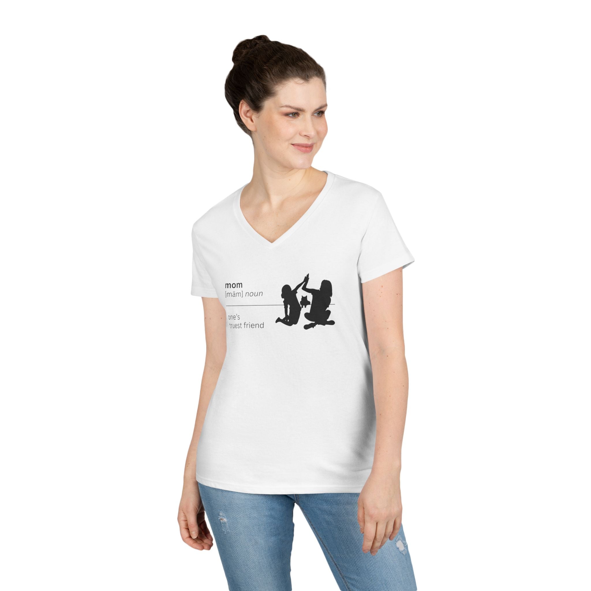 Mom Definition V-Neck T-Shirt - Truest Friend