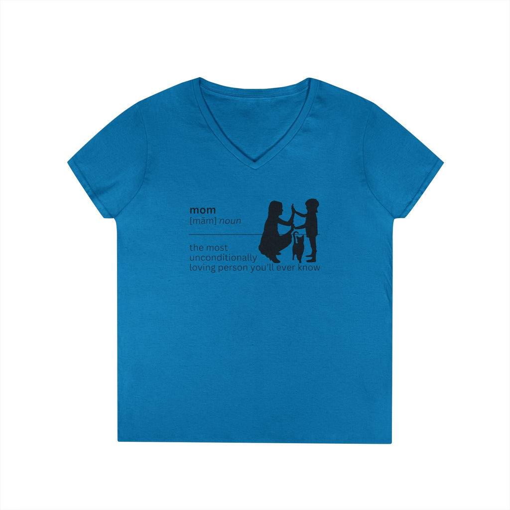 Mom Definition V-Neck T-Shirt - Unconditional Love