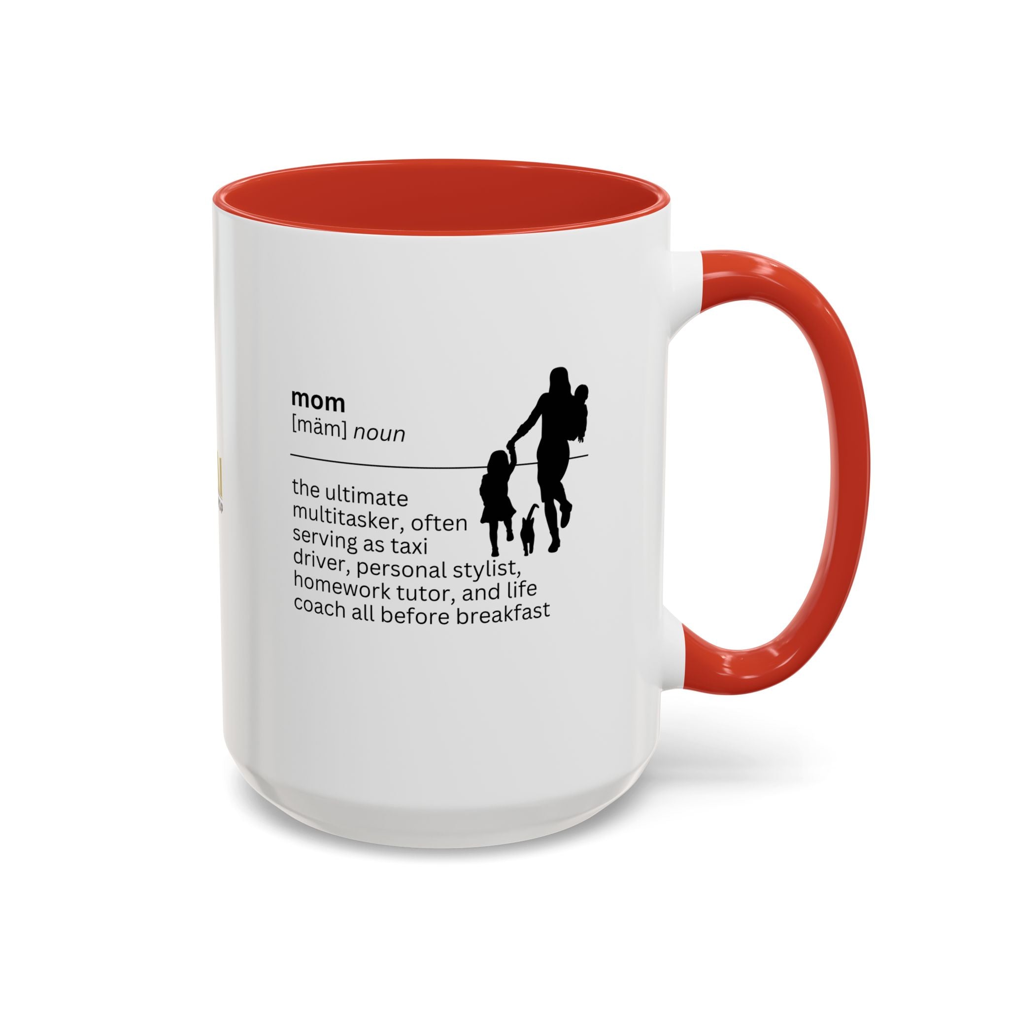 Mom Multitasker Accent Coffee Mug - Perfect Gift for Moms