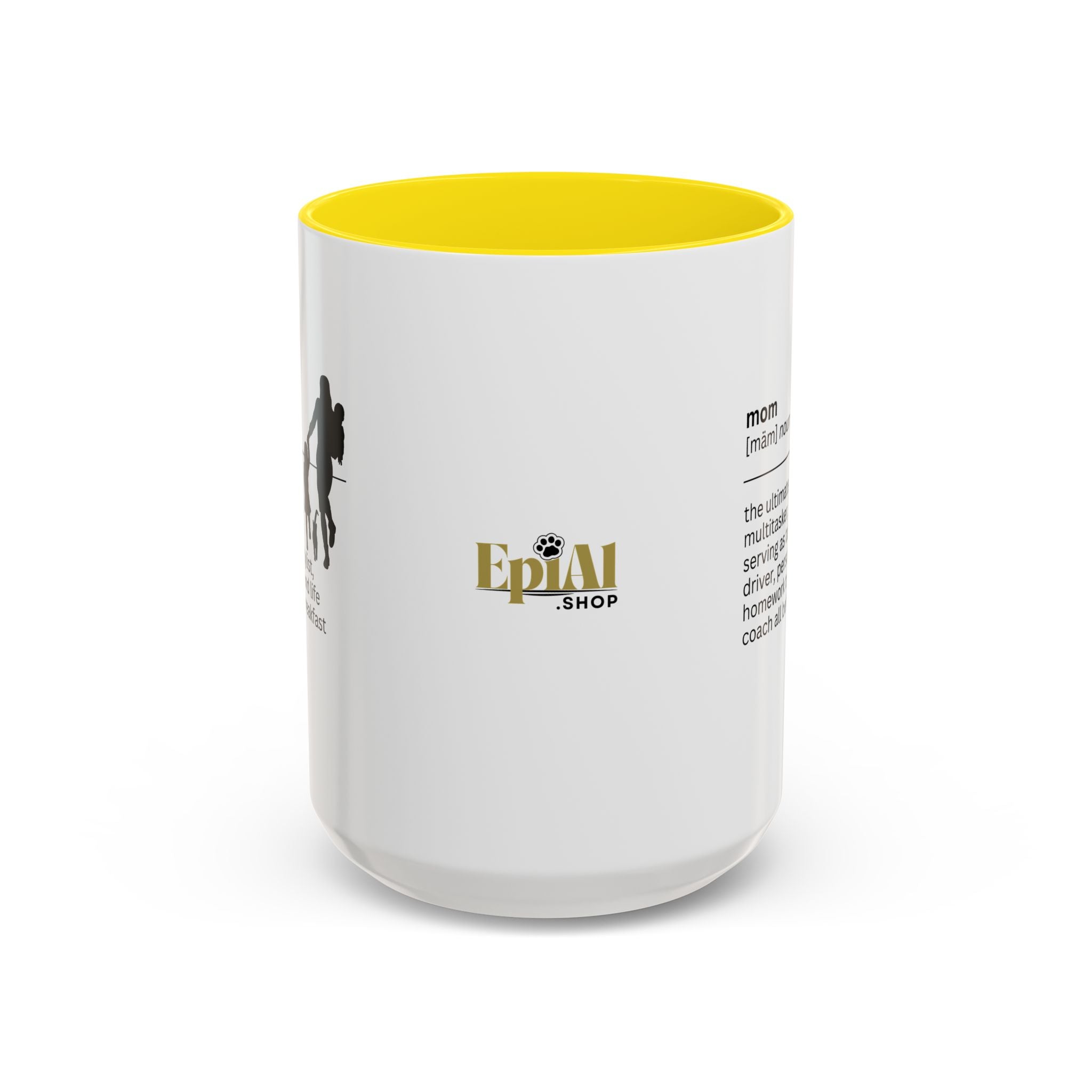 Mom Multitasker Accent Coffee Mug - Perfect Gift for Moms