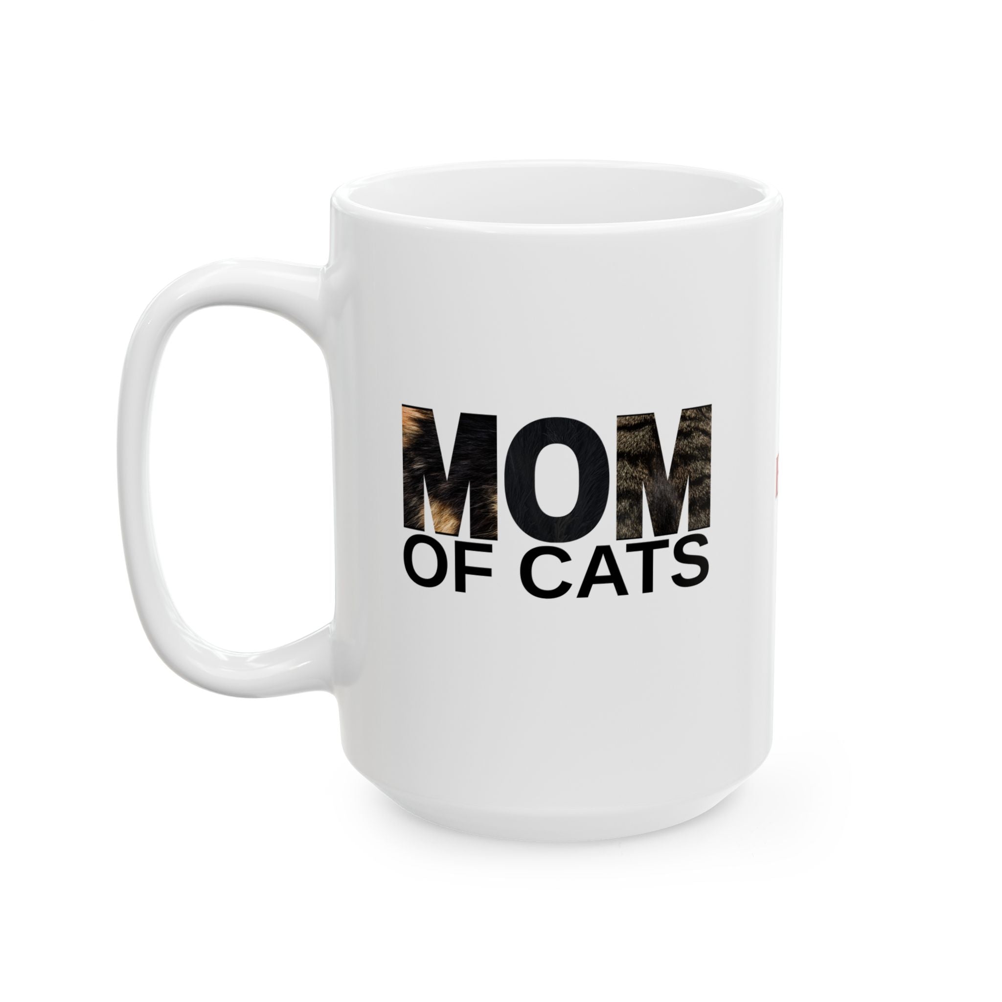 Mom of Cats Ceramic Mug - Perfect Gift for Cat Lovers