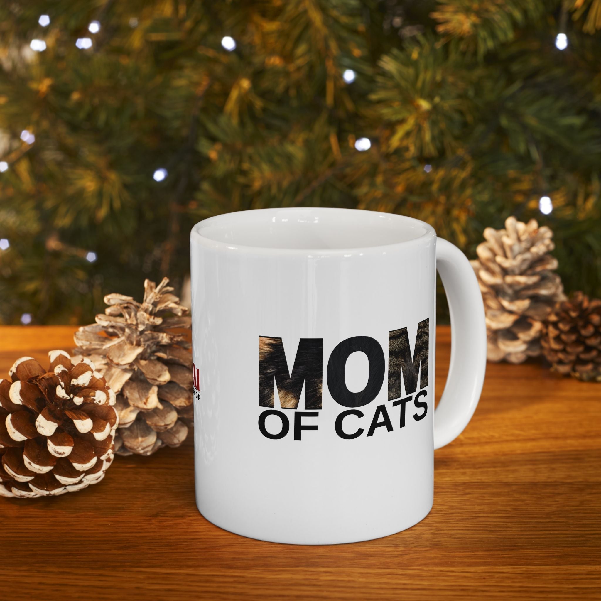 Mom of Cats Ceramic Mug - Perfect Gift for Cat Lovers