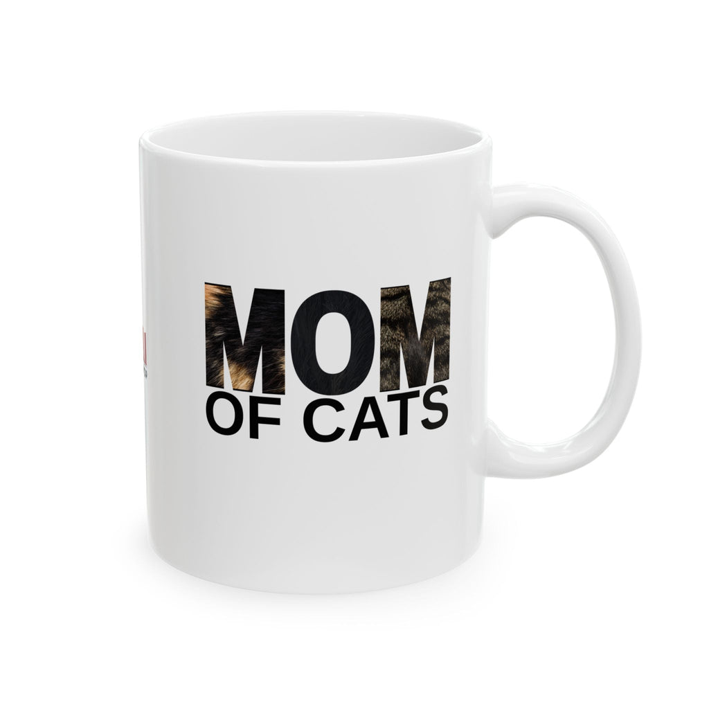 Mom of Cats Ceramic Mug - Perfect Gift for Cat Lovers