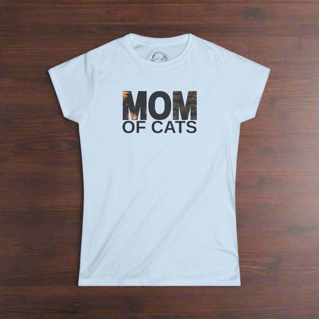 Mom of Cats Softstyle Tee - Perfect Gift for Cat Lovers
