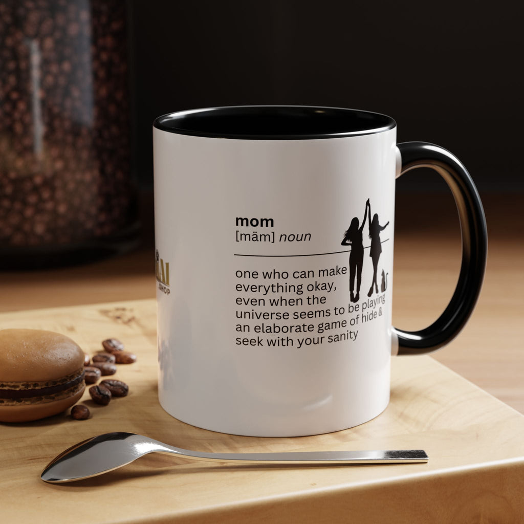 Mom Okay Accent Coffee Mug - Perfect Gift for Moms