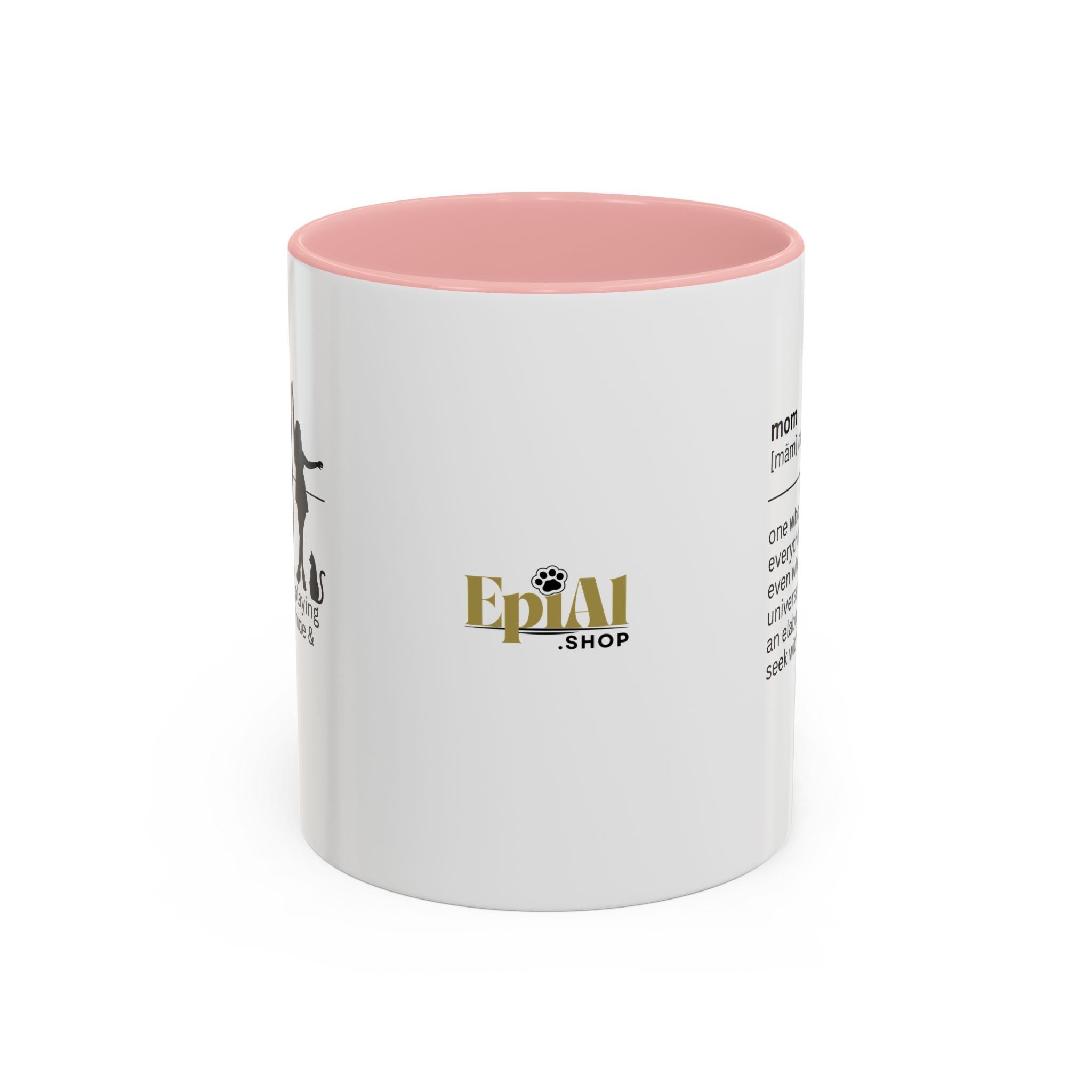 Mom Okay Accent Coffee Mug - Perfect Gift for Moms