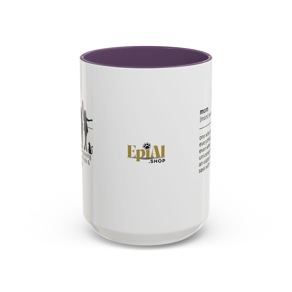 Mom Okay Accent Coffee Mug - Perfect Gift for Moms