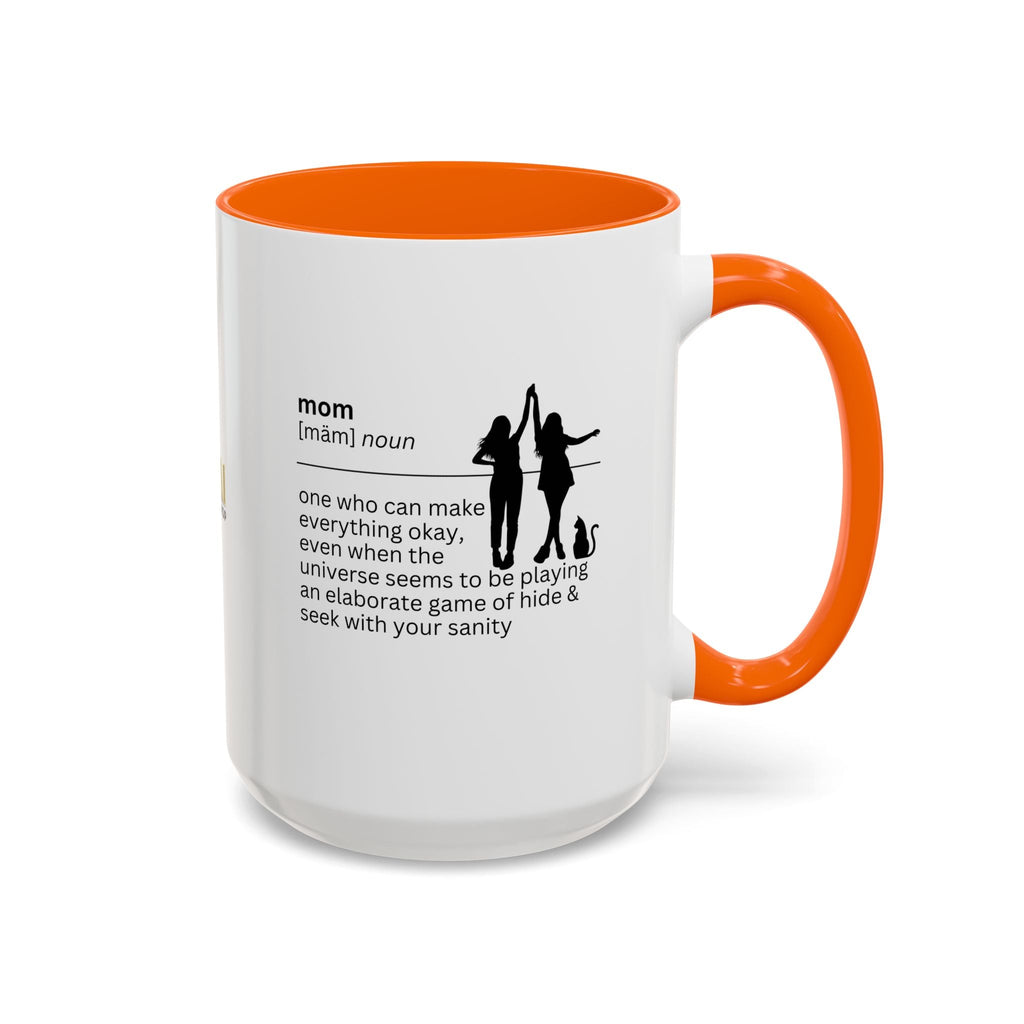 Mom Okay Accent Coffee Mug - Perfect Gift for Moms