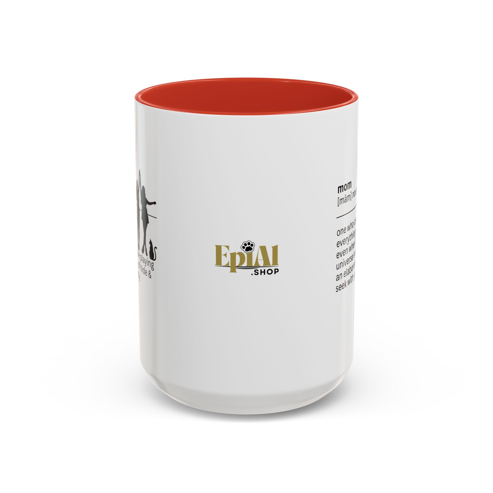 Mom Okay Accent Coffee Mug - Perfect Gift for Moms