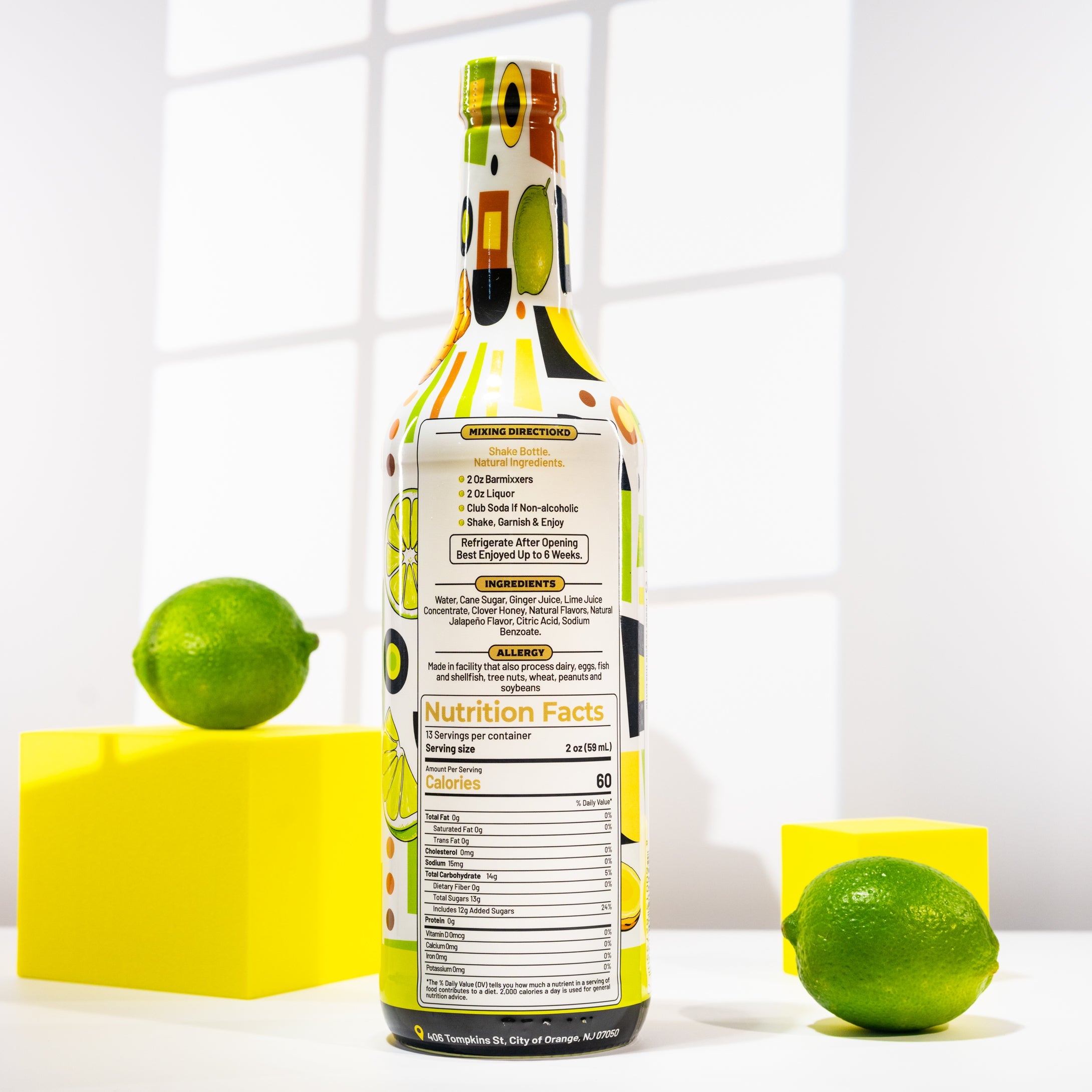 Cocktail Mixer Moscow Mule Honey-Ginger Jalapeño Mix - 750ml