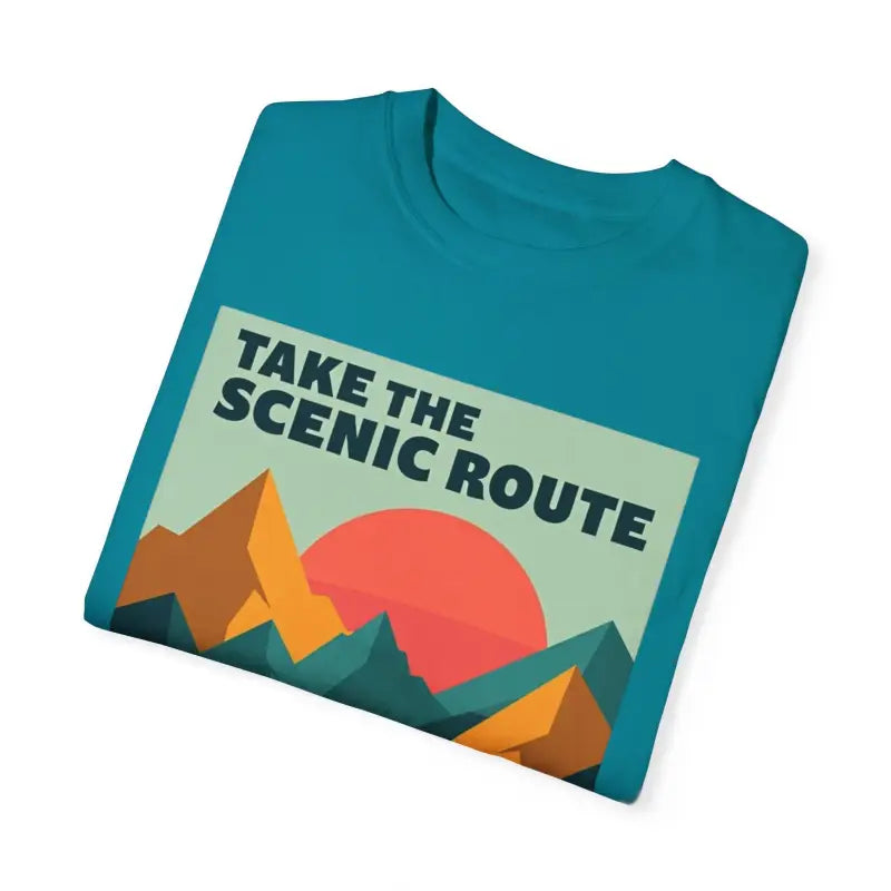 Ocean State Styles T Shirt Mountain Graphic Unisex Dye