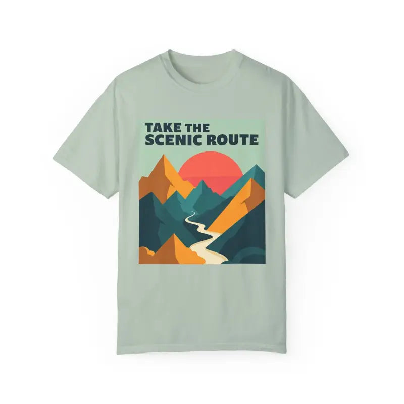 Ocean State Styles T Shirt Mountain Graphic Unisex Dye