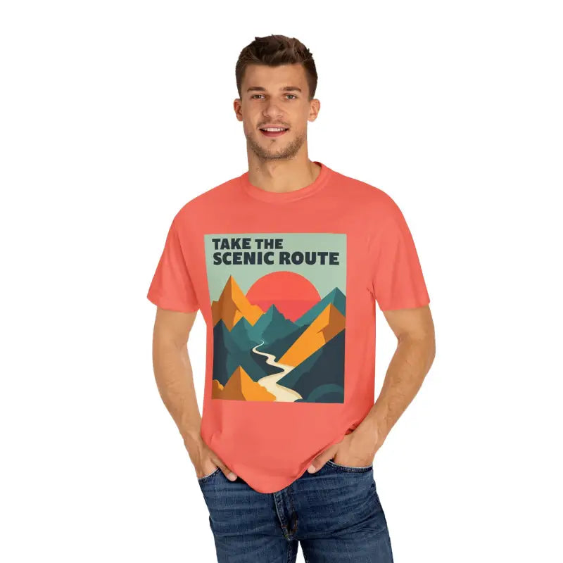 Ocean State Styles T Shirt Mountain Graphic Unisex Dye