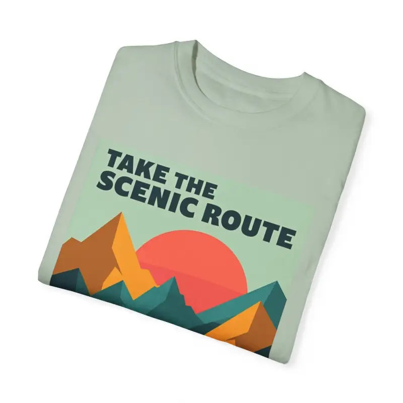 Ocean State Styles T Shirt Mountain Graphic Unisex Dye